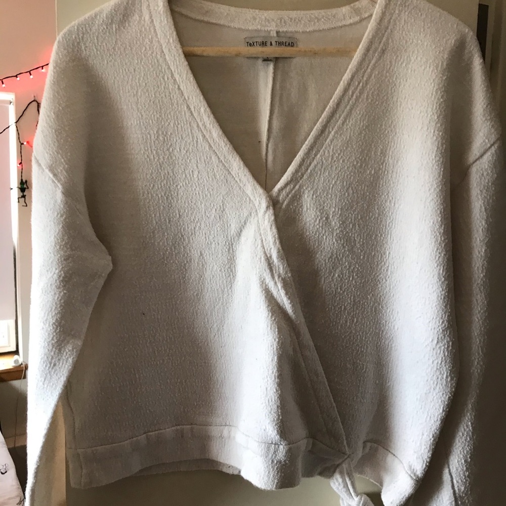 Madewell Texture & Thread wrap long sleeve